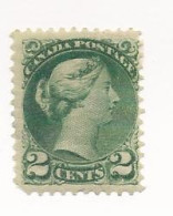 18912) Canada 1872 Small Queen  Mint Hinge * MH Regummed - Neufs