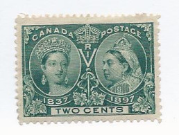 18924) Canada 1897 Jubilee Chalon Queen Mint Hinge * MH - Neufs