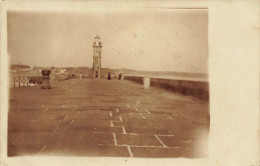 Granville * Carte Photo 1905 * Phare Et éntrée Du Port * Quai Jetée Lighthouse - Granville