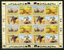 UNO-WIEN 180-183 KB Mnh - Nashorn, Vogel, Affe, Oryx, Rhino, Bird, Monkey, Singe, Oiseau - UN VIENNA / ONU VIENNE - Blocs-feuillets