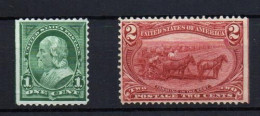 Estados Unidos Nº 123 Y 130.  Año 1895 - Unused Stamps