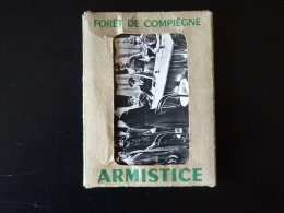 Petites Cartes Photo N&B Pochette Complètes De 10 Photos Compiègne, Armistice De 1918 - Sonstige & Ohne Zuordnung