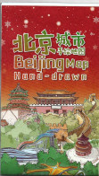 JO Hiver De Pékin 2022 : Large Beijing Hand-drawn Map. Brand New . Unique !  50 Gr. 3 Photos - Bekleidung, Souvenirs Und Sonstige