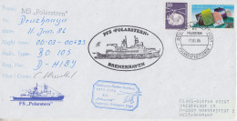 Germany  Heli Flight From Polarstern To Druzhnaya  11 JAN 1986 Ca Polarstern 11.01.1986 (ST165) - Polar Flights