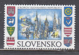 Slovakia 1998 - 5 Years Slovak Republic, Mi-Nr. 300, MNH** - Nuevos