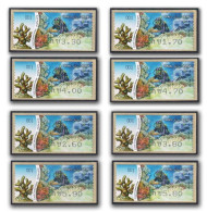 ISRAEL 2012 ATM Marine Life Protection, Coral Conservation 8v Different Stamp MNH (**) - Ungebraucht (ohne Tabs)