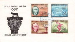 HAITI - FDC 1960 OLYMPIQUES ROME /*150 - Haïti