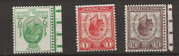 1929 MNH Great Britain Michel 170-72Z Inverted Watermark Postfris** - Unused Stamps