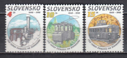 Slovakia 1998 - 150 Years Of Railways In Slovakia, Mi-Nr. 314/16, MNH** - Nuevos