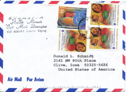 Greece Air Mail Cover Sent To USA 2002 - Briefe U. Dokumente