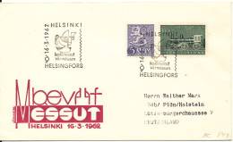 Finland Cover Helsingfors 16-3-1962 With Special Cachet And Postmark - Brieven En Documenten