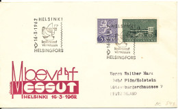 Finland Cover Helsingfors 16-3-1962 With Special Cachet And Postmark - Cartas & Documentos
