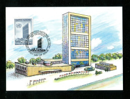 "UNO-N.Y." 1991, Mi. 614 Maximumkarte (16670) - Cartes-maximum