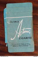 Medicine - Tobacco ,Paper Empty Box - Biljana Astma ( Asthma ) Cigarette , Edit Croatia Zagreb - Etuis à Cigarettes Vides