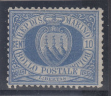 SAN MARINO - Sassone N.3A Cat 350 Euro - SUPER CENTRATO -  Nuovo Senza Gomma - Unused - Unused Stamps