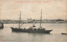 Granville * 1905 * Le Baliseur Des Ponts Et Chaussées L'Augustin Fresnel * Augustin Fresnel * Bateau AUGUSTIN FRESNEL - Granville
