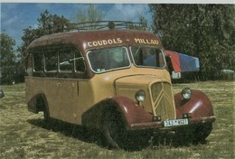 Ancien Autobus De Marque Citroen - Coudols-Millau   -  15x10cms  PHOTO - Bus & Autocars