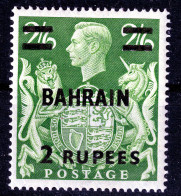 BAHRAIN  1948   KGVI  2RPS On  2/-SET  MH - Bahrain (...-1965)