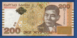 KYRGYZSTAN - P.22 – 200 Som 2004 UNC, S/n BB4909927 - Kirgizïe