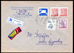 Yugoslavia 1998 - Surcharge Stamp - Children`s Week - Cover - Brieven En Documenten