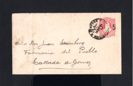 11442-ARGENTINA-OLD COVER ROSARIO De SANTA FE To CAÑADA De GOMEZ.1891.ENVELOPPE ARGENTINE - Storia Postale