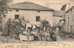 Laussonne * 1904 * Un Groupe De Dentellières * Métier Dentelle * Environs Du Puy * Villageois - Autres & Non Classés