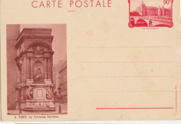 TB Entier A Types Speciaux N° 3, Neuf . LA FONTAINE MOLIERE - Standard Postcards & Stamped On Demand (before 1995)