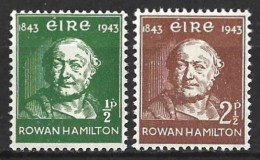 EIRE...." 1943.."....HAMITON PAIR.....SG131-2.......MH. - Ungebraucht