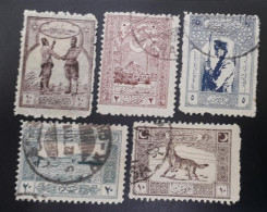 1921, Lot De 5 Entre Yv 643 Et 648 - Used Stamps