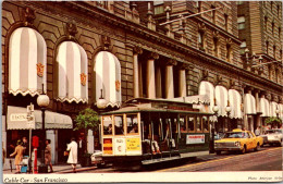 California San Francisco Cable Car At St Francis Hotel 1972 - San Francisco