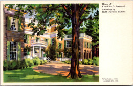 Home Of Franklin D Roosevelt Painting By Ruth Perkins Safford  - Präsidenten