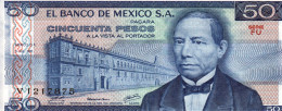 Mexico 50-PESOS Banknote 1978 Pick 67 UNC - Mexique