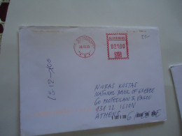 SLOVAKIA  COVER WITH STAMPS  MACHINE POSTMARK - Autres & Non Classés