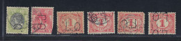 Perfore , Perfin , Lochung , Perfo " L.O. " Op  6 Postzegels ; Details En Staat Zie 2 Scans ! LOT 357 - Perforadas