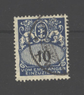 Danzig,Porto,31 ,PF VII;o,gep. - Postage Due