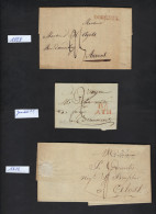 3 Voorlopers Periode Tussen 1812 En 1828 Met O.a. Griffe DOORNIK En ATH ; Details En Staat Zie 2 Scans ! LOT 357 - Other & Unclassified