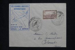 ALGERIE Française - Lettre Par Avion - Oran La Senia - 1949 - A 519 - Posta Aerea