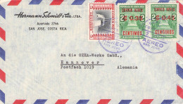 COSTA RICA - AIR MAIL 1963 - HANNOVER/DE / *173 - Costa Rica