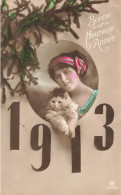 Fête * Nouvelle Année * An 1913 * Bonne Et Heureuse Année * Art Nouveau Jugenstil - Neujahr