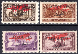 Alaouites 1926 (May) Air Set Lightly Mounted Mint. - Unused Stamps