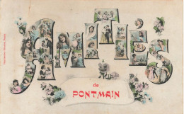 Pontmain * Amitiés Et Souvenir De La Commune * Art Nouveau Jugendstil - Pontmain