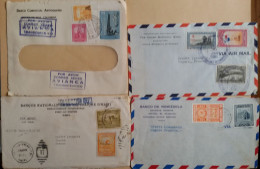 AMERIQUE - 4 Enveloppes De 1953 De Divers Pays ( Venezuela, Panama, Colombie Et Haïti ) - Autres - Amérique