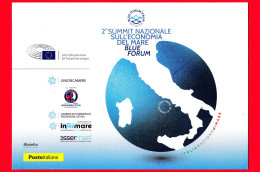ITALIA - Storia Postale - Cartolina - Nuovo - 2023 - Gaeta - Blue Forum Italia - Economia Del Mare - Annullo - 2021-...: Poststempel