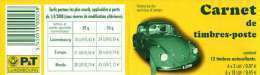 Luxembourg Carnet De Timbres-Poste Autocollants (6x0,07 Et 6x0,45 Euro) Voitures De Service D'antan Volkswagen 2001 - Carnets