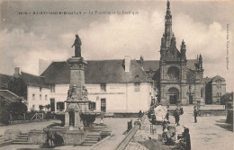Ste Anne D'auray * Place * La Fontaine Et La Basilique * Hôtel Auberge LORIOT - Sainte Anne D'Auray