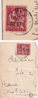 CHINE. 10c SUR FRAGMENT DE LETTRE. TIEN SIN POUR LA FRANCE VIA SIBERIE - Covers & Documents