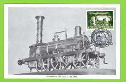 1ère Locomotive Portugal, Carte-maximum 831 - Carnets