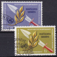 UNO GENF 1973 Mi-Nr. 30/31 O Used - Aus Abo - Used Stamps