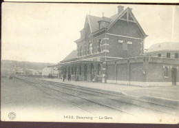 Cpa Beauraing  Gare  1919 - Beauraing