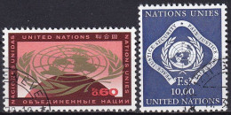 UNO GENF 1970 Mi-Nr. 9/10 O Used - Aus Abo - Used Stamps